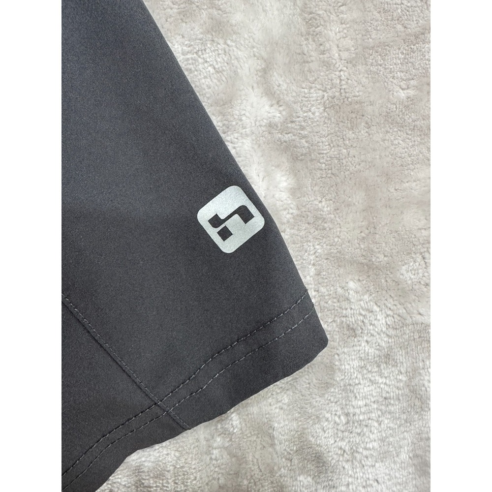 Hinds Running Shorts Mens Size Large Gray Fully Lined Pockets Stretch Waist - Picture 5 of 12
